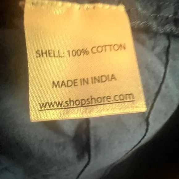 SHORE Brand Talia Button Down Navy NWT X Small